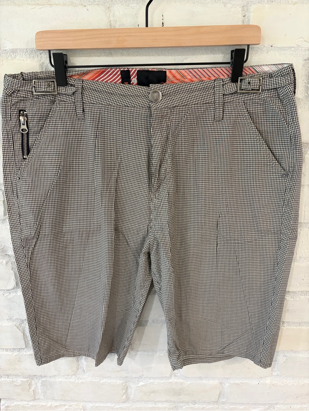 Ben Sherman Micro-Check Chino Shorts